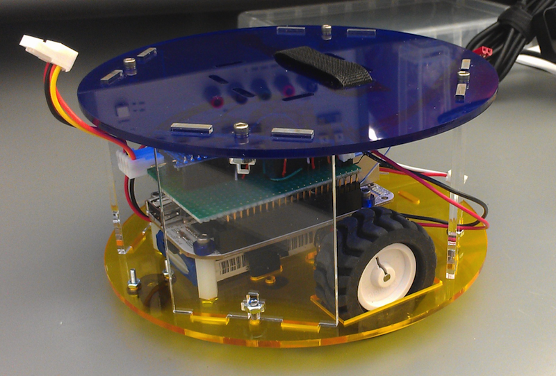 Our Cute Robot Platform made from hobbyist electronics
