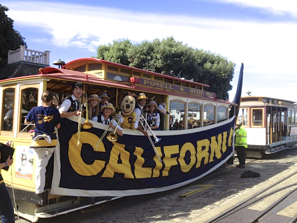 Big Game Week 2013 - Riding in a Cable Car playing for SF